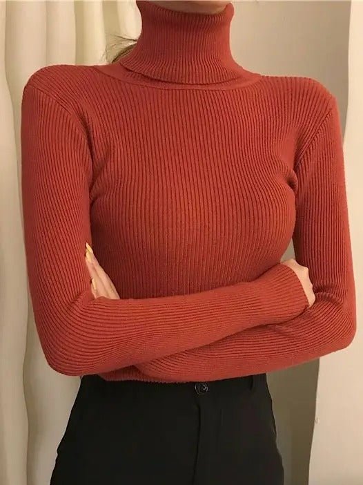 Wilma™ Turtleneck Stickad tröja i mjuk kashmir