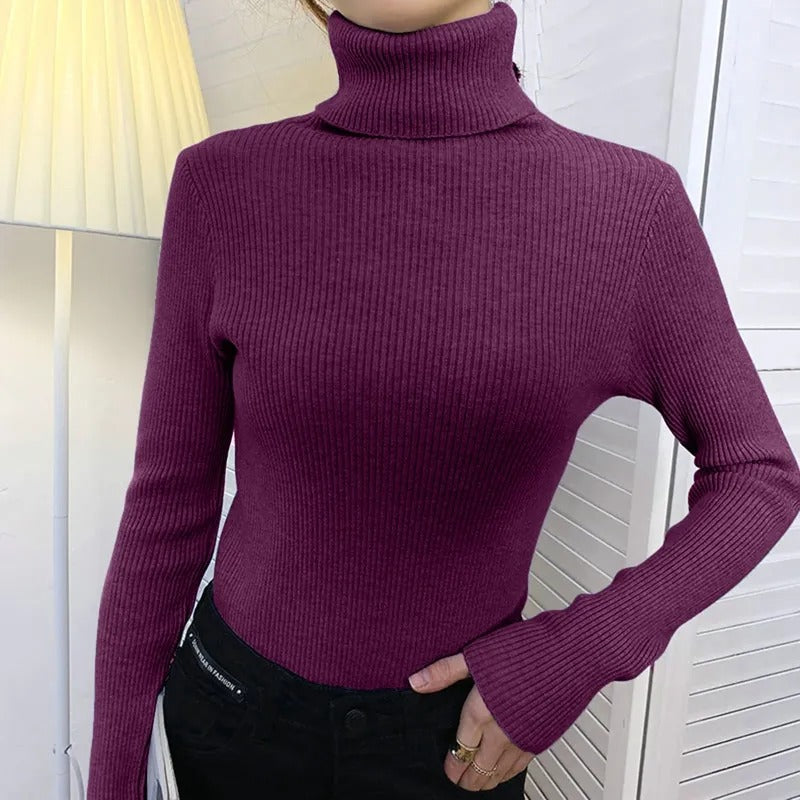 Wilma™ Turtleneck Stickad tröja i mjuk kashmir