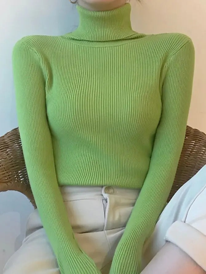 Wilma™ Turtleneck Stickad tröja i mjuk kashmir